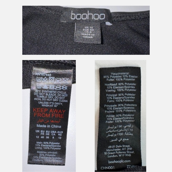 ๐ 3/$21 Boohoo BRIDE SQUAD high cut swimsuit Sz 8 - Picture 3 of 5